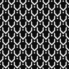 Seamless abstract geometric pattern with elements of chevron