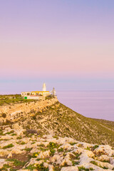 Fototapeta na wymiar Mesa Roldan lighthouse, Cabo de Gata, Spain