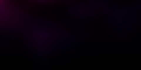 Dark purple, pink vector blurred texture.