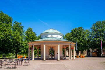 Pavillon, Kurpark, Bad Meinberg, Deutschland 