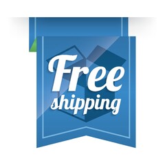 free shipping label design