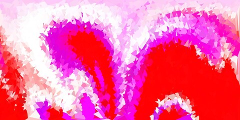 Dark blue, red vector gradient polygon design.