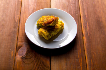 Breaded boiled cabbage roll