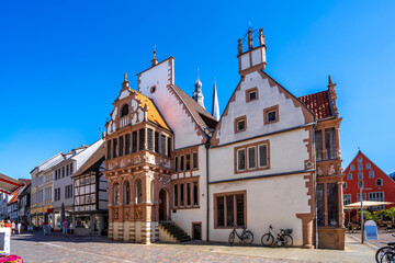 Fototapeta premium Rathaus, Lemgo, Deutschland 