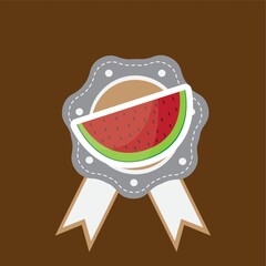 watermelon label