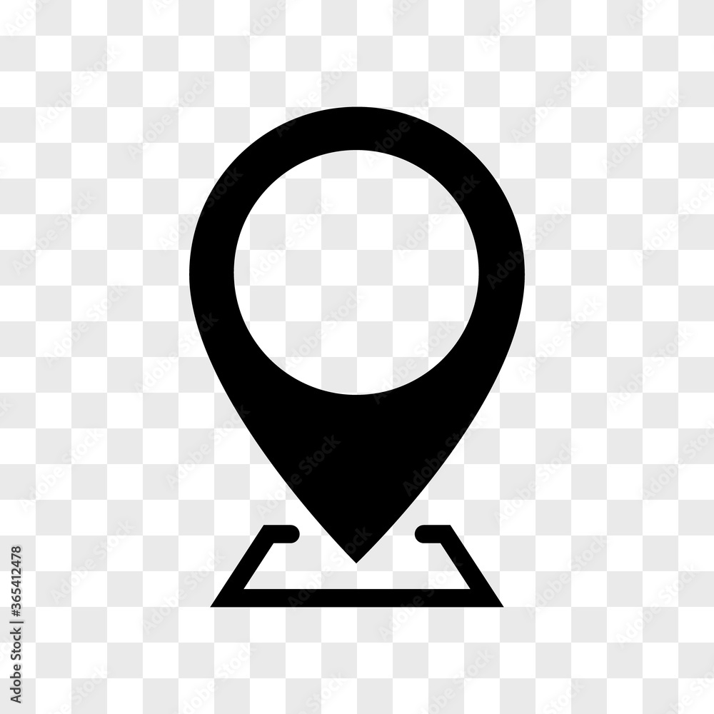 Poster location internet pin icon in checkerboard bg v2. internet flat icon symbol for applications.