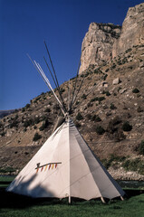 Tipi indien, Montana, USA, Etats Unis © JAG IMAGES