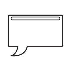 Fototapeta premium speech bubble