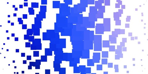 Light Pink, Blue vector layout with lines, rectangles. Rectangles with colorful gradient on abstract background. Template for cellphones.