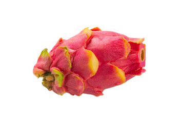 Sweet tasty dragon fruit or pitaya isolated on white
