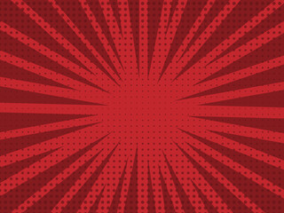 Pop Art vintage vector background. Halftone design