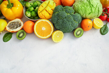 High vitamin C sources assortment