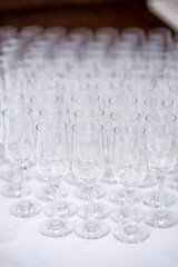 glass of champagne glasses
