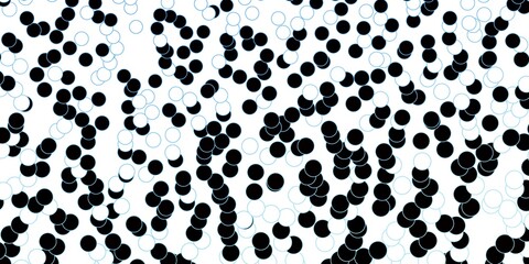 Dark BLUE vector texture with disks. Abstract illustration with colorful spots in nature style. Pattern for business ads.