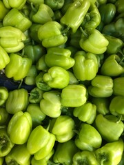 fresh green peppers