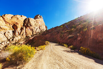 Road in mountains
