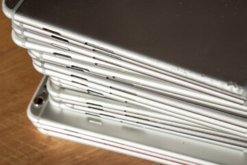 many old different models of phones, smartphones