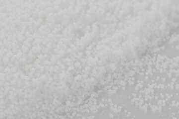 White polymer granules