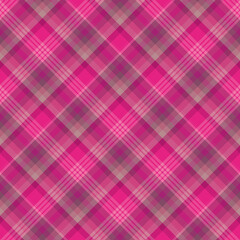 Seamless pattern in simple bright pink colors for plaid, fabric, textile, clothes, tablecloth and other things. Vector image. 2