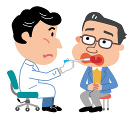 検体採取　口腔