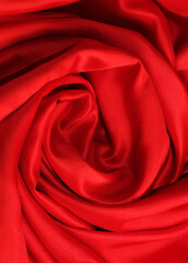 Obraz premium Smooth elegant red silk