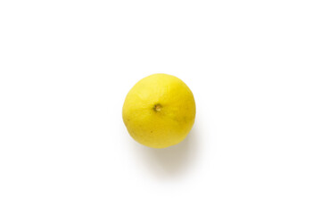 A lime isolated on the white background.