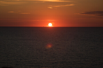 Sunset on the sea
Sun on sunset