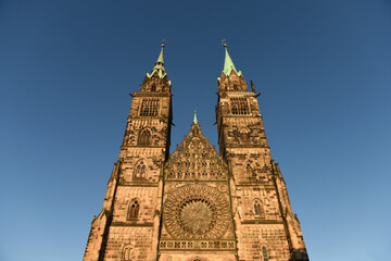St. Lorenz Church (St. Lorenz Kirche) in Nuremberg, Bavaria, Germany