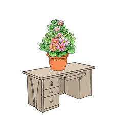  flower pot on the table