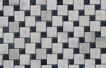 paving stones used in landscape studies, architectural aesthetics and design products