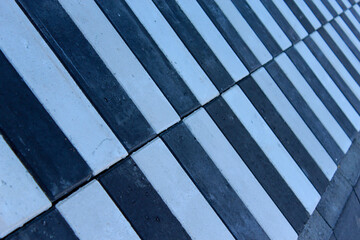 paving stones used in landscape studies, architectural aesthetics and design products