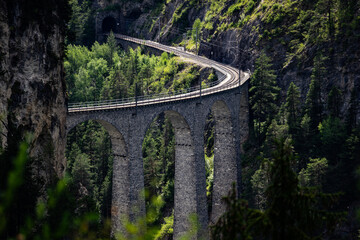Filisur Viadukt von Osten 
