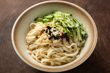 A bowl of delicious mahjong cold noodles, Beijing snacks