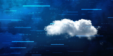 2d illustration abstract cloud background
