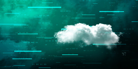 2d illustration abstract cloud background
