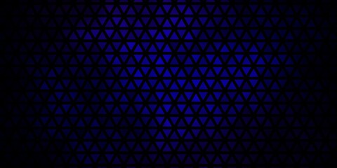 Dark Blue, Red vector background with triangles.