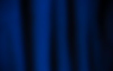 Abstract blur blue fabric texture on dark background