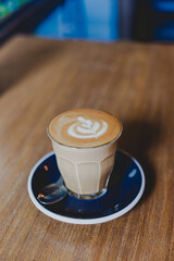Coffee latte art￼ In coffee Café￼