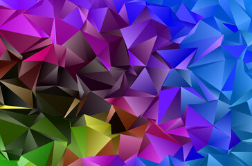 Abstract Low-Poly background. triangulated texture. Design 3d. Polygonal geometrical pattern. Triangular modern style