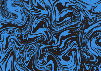 A black and blue modern abstract design. Skewed optical illusion for inspiration.