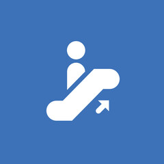 Escalator - Going Up -  Metro Tile Icon
