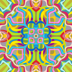 Vector abstract seamless pattern.