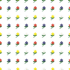 seamless floral pattern design in white background.