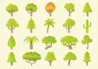 various types of trees