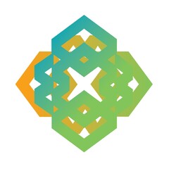 Obraz premium abstract geometric icon