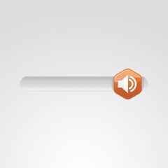 sliding volume button