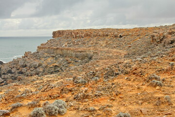 Australian rugged coastline and rocks