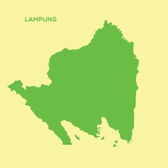 map of lampung