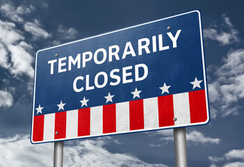 temporarily closed as roadsign information