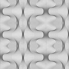 Vector abstract lines pattern. Waves background